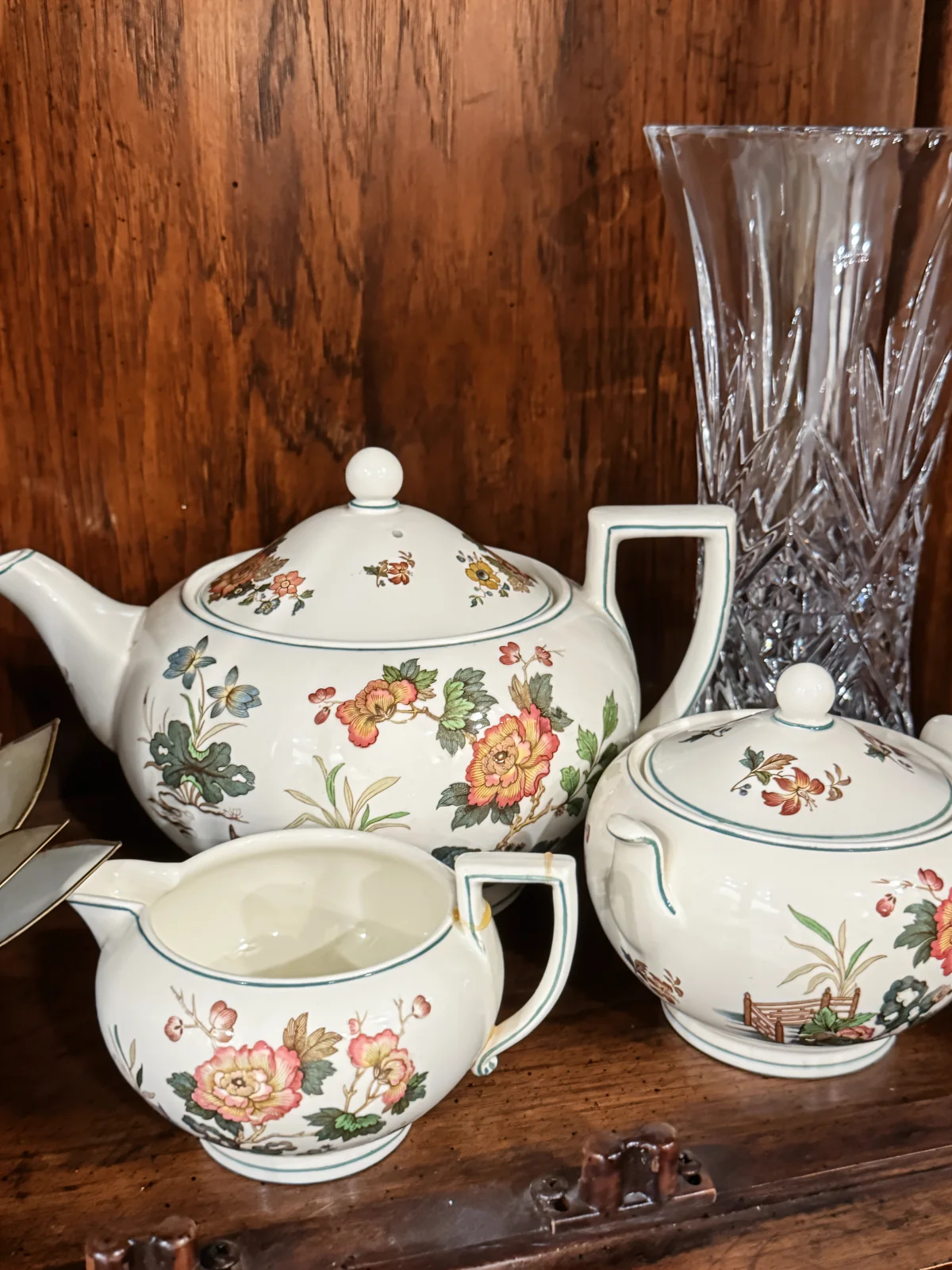 Teacup collection photographed at a 916 Estate Sales event